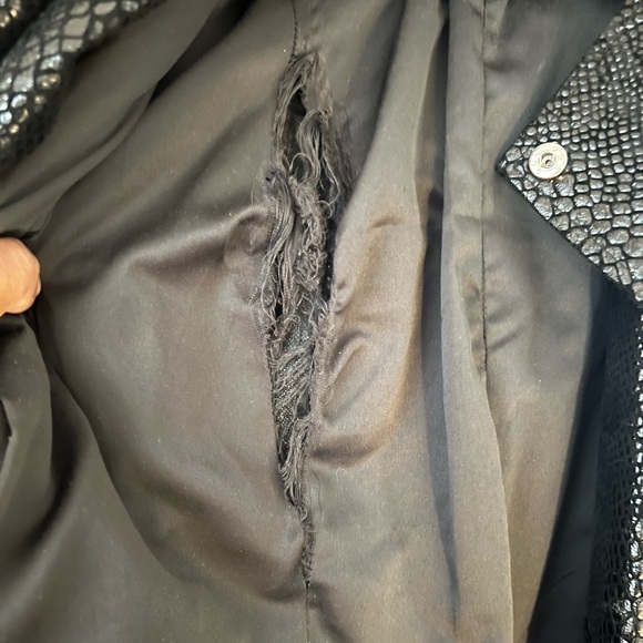 Zipper Reptile print Jacket - Picture 8 of 9